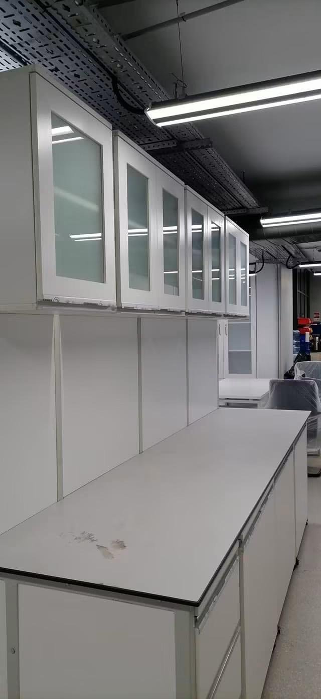 TNCLAB Modüler Cam Kapaklı Üst Dolap Laboratuvar